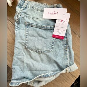 Isabel Maternity by Ingrid & Isabel Light Blue Jean Shorts